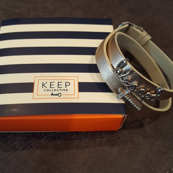 Keep collective wrap leather bracelet - Picture 3 of 3